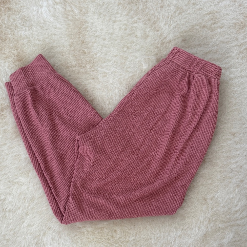 ABERCROMBIE & FITCH | XS | Pink Textured Pajama Pants